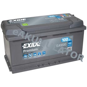 Akumulator Exide Premium 100Ah EA1000