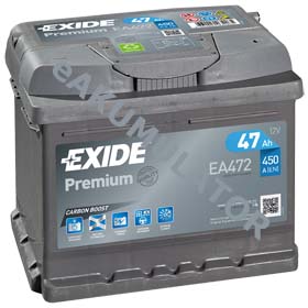 Akumulator Exide Premium 47Ah EA472