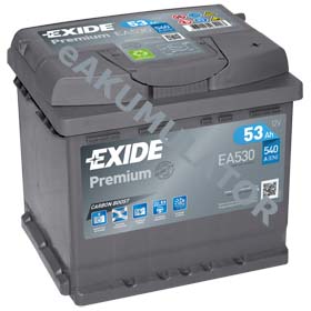 Akumulator Exide Premium 53Ah EA530