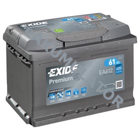 Akumulator Exide Premium 61Ah EA612