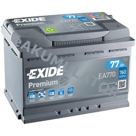 Akumulator Exide Premium 77Ah EA770