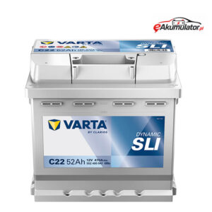 Akumulator Varta Dynamic SLI C22 – 52Ah / 470A P+ – niezawodna moc